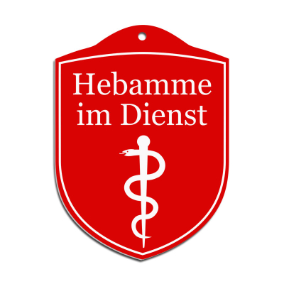 Hebamme im Dienst